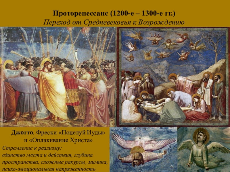 Проторенессанс (1200-е – 1300-е гг.) Переход от Средневековья к