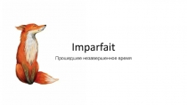 Imparfait