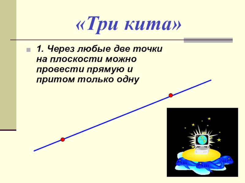 Сколько прямых можно провести через две точки рисунок