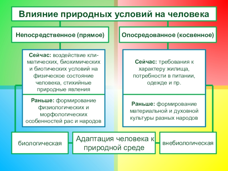 Влияние природы на общество 3 примера. Влияние природных условий на человека. Влияние природы на человека и общество. Непосредственное влияние природных условий на человека. Воздействие общества на природную среду.