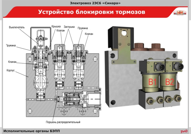 Пневматическая схема 2эс6