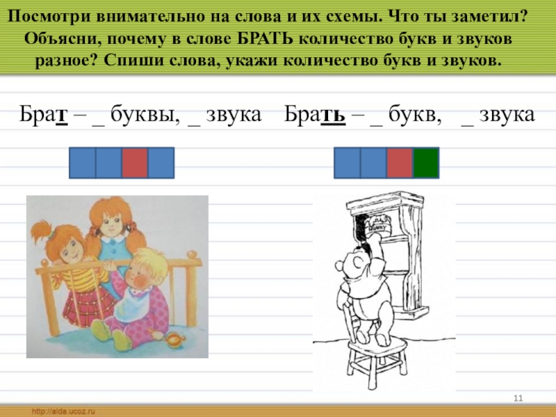 Бери мою букву п. Братья схема 1 класс. Схемы брат брать.