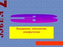 Эпидемии, эпизоотии, эпифитотии
3
7 класс