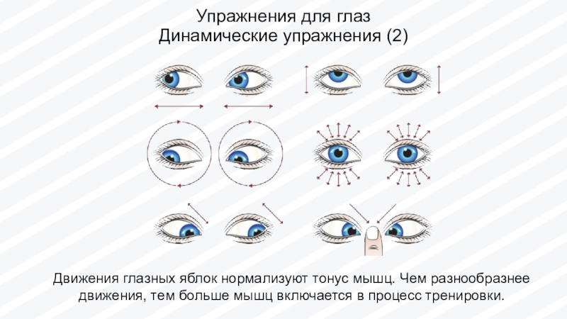 Координация движения глаз. Методы проверки объема движений глазных яблок.