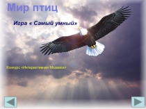 Мир птиц
Игра  Самый умный
Конкурс Интерактивная Мозаика