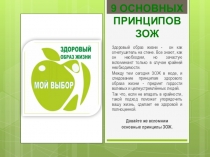 9 ОСНОВНЫХ ПРИНЦИПОВ ЗОЖ