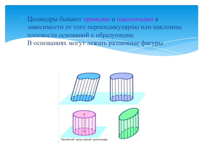 Презентация цилиндр в нашей жизни