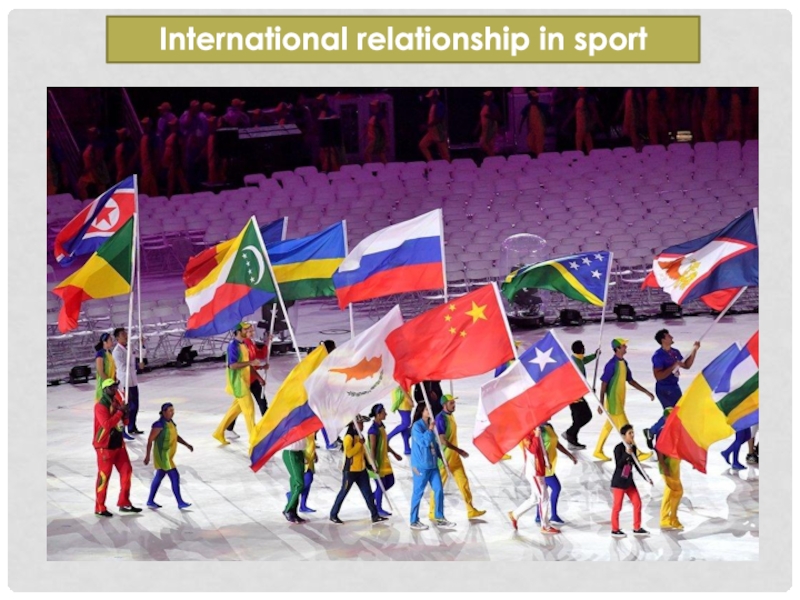 International relationship in sport