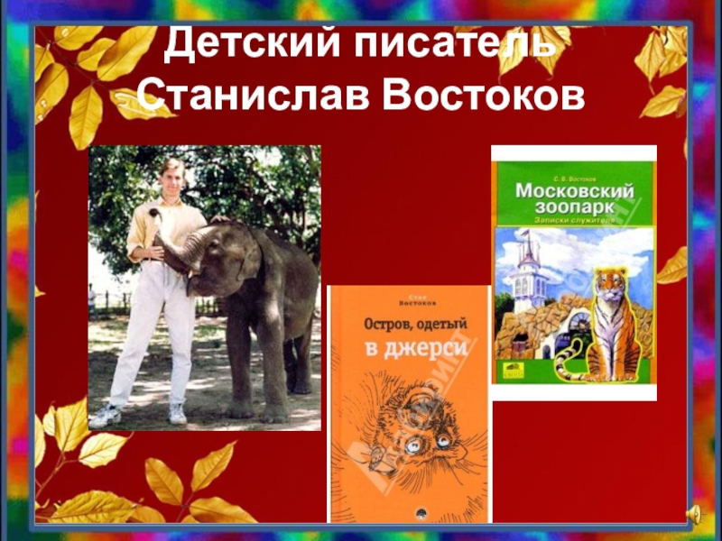 Презентация Детский писатель Станислав Востоков