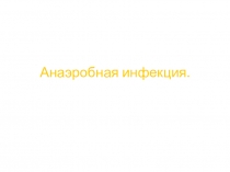 Анаэробная инфекция