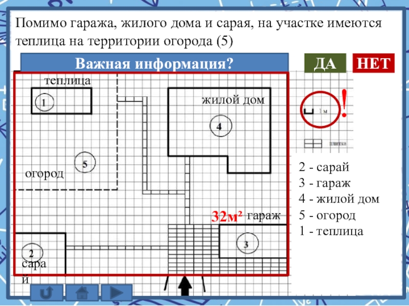 План участка огэ задания