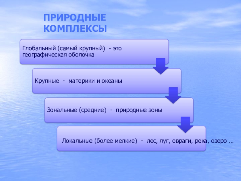 Природные комплексы как части географической оболочки презентация 6 класс