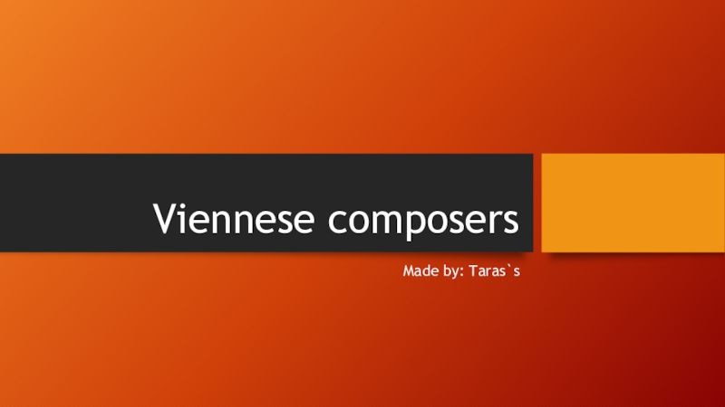 Viennese composers