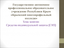 Государственное автономное профессиональное образовательное учреждение