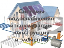 Системы
водоснабжения
и канализации:
конструкция
и элементы