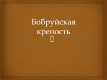 Бобруйская крепость