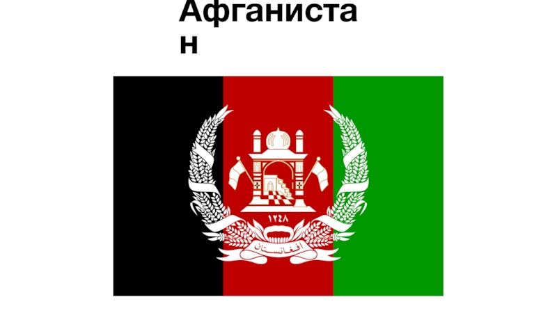 Презентация Афганистан