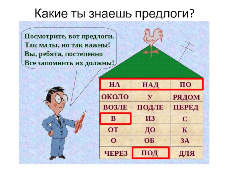 Проект про предлоги