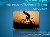 Любимый вид спорта