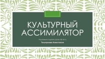 Культурный ассимилятор