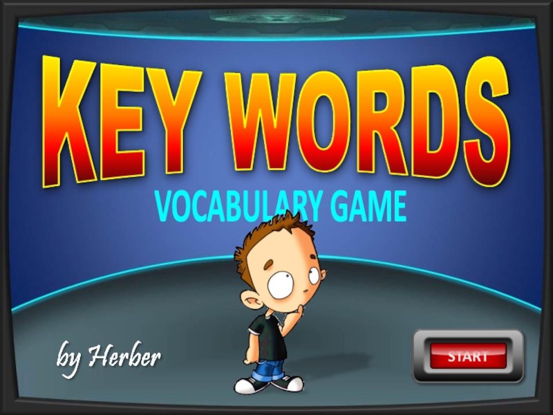 Презентация VOCABULARY GAME