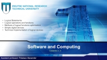 Software and Computing
