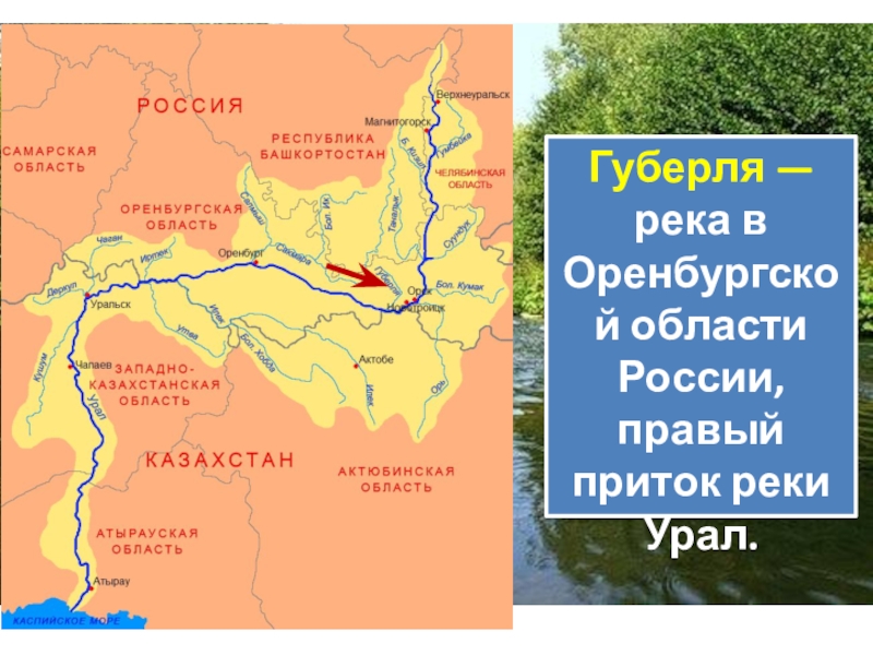 Водоемы оренбургской области презентация