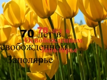 70 лет в
Освобожденном
Заполярье
70 лет в
Освобожденном
Заполярье