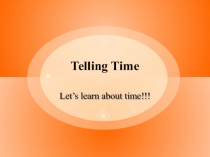 Telling Time