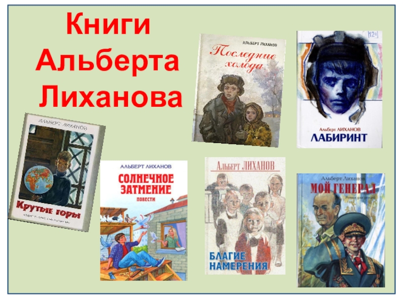 Презентация Книги Альберта Лиханова