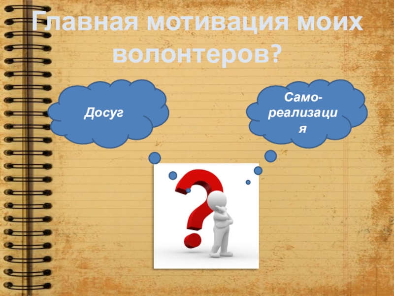 Сама реализация. Мотивация участия в волонтерской деятельности. Мотивация к участию. Мотивация на главную. Главное это мотивация.