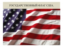 ГОСУДАРСТВЕННЫЙ ФЛАГ США.
<номер>