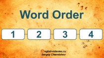 Word Order
1
2
3
4