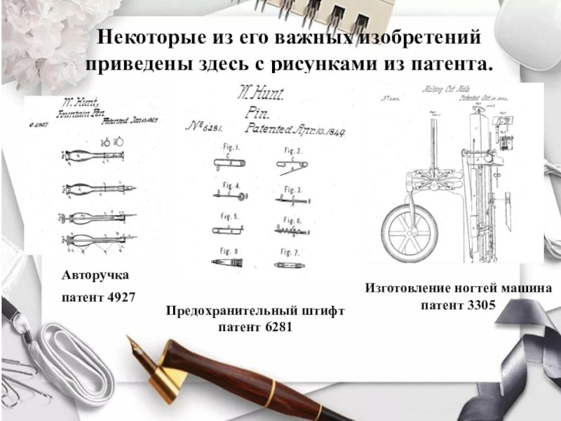 3 важных изобретения. Игла Уолтера ханта. Изобретатель Уолтером Линсом. Изобретение/изобретатель год значение у.Хант.