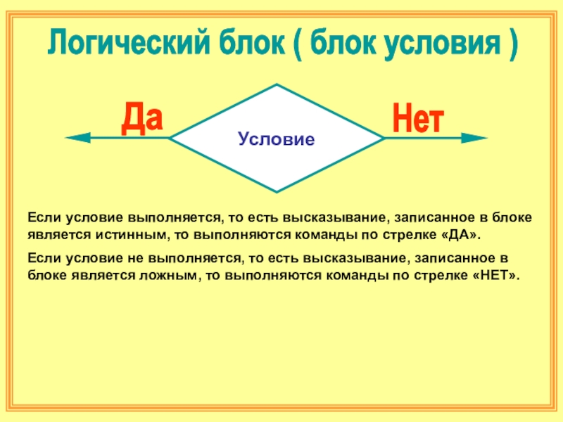 Блок условия. Блок логического условия. Простые и составные условия Информатика. Логические блоки. Простые и составные условия 8 класс Информатика.