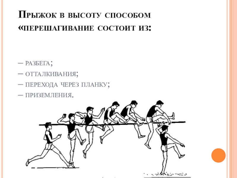 Прыжки в высоту с разбега. Техника прыжка в высоту с разбега. Способы прыжка в высоту с разбега. Прыжок в высоту с прямого разбега. Техника прыжка в высоту через планку.