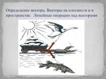 Определение вектора. Векторы на плоскости и в пространстве. Линейные операции