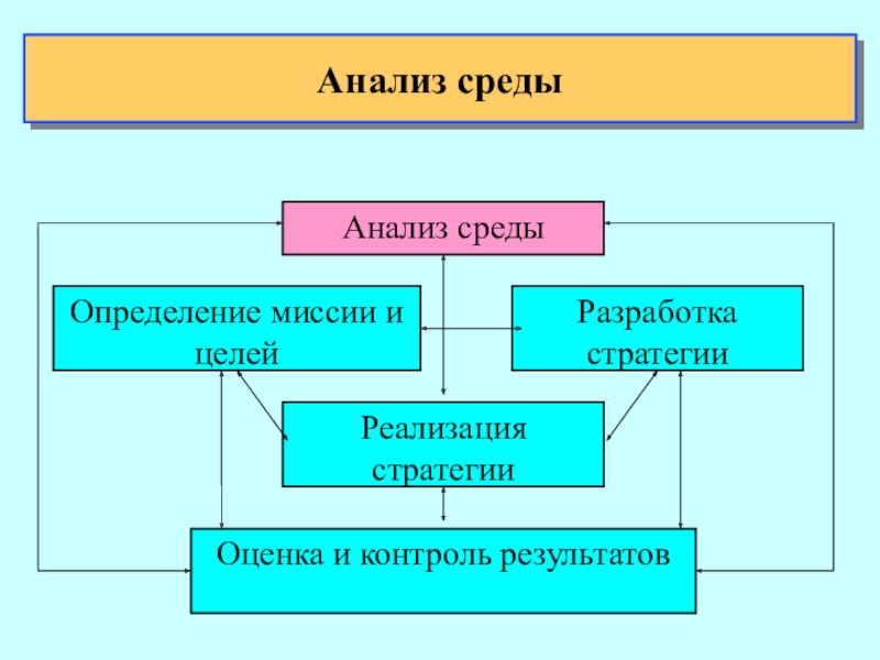 Анализ среды