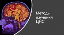 Методы изучения ЦНС