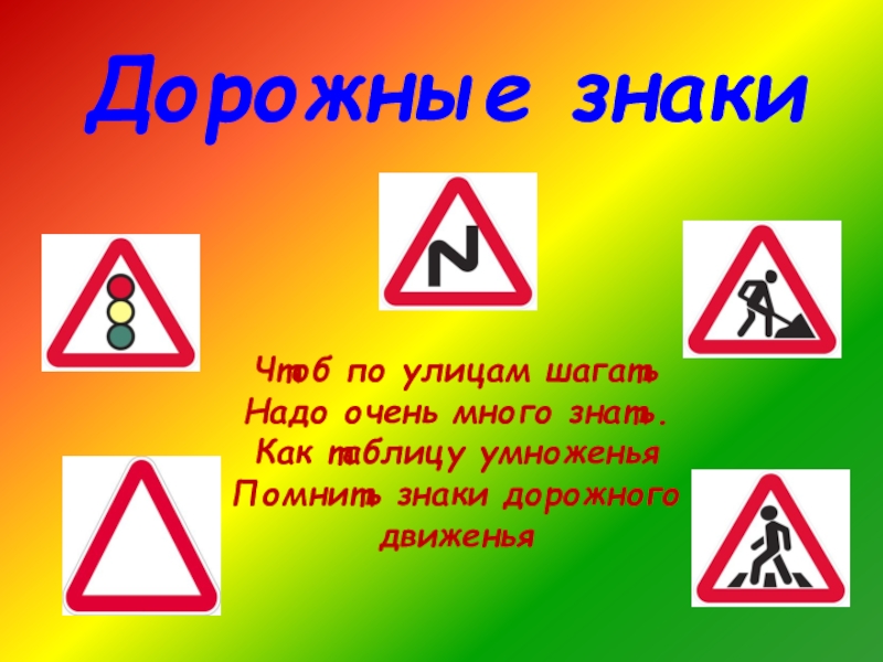 Знаки чтоб. Чтоб по улицам шагать надо очень много знать. Вспомнить знак. Знак помните. Всем ребятам надо знать как по улице шагать презентация.