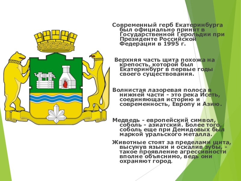 Герб и флаг екатеринбурга фото