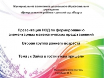 Муниципальное автономное дошкольное образовательно учреждение Центр развития
