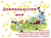 Длительности нот