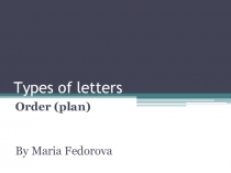 Types of letters