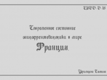 TU.Олигофренопедагогика.Франция