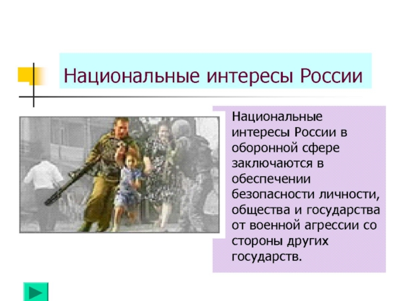 Презентация национальные интересы россии в современном мире обж 9 класс