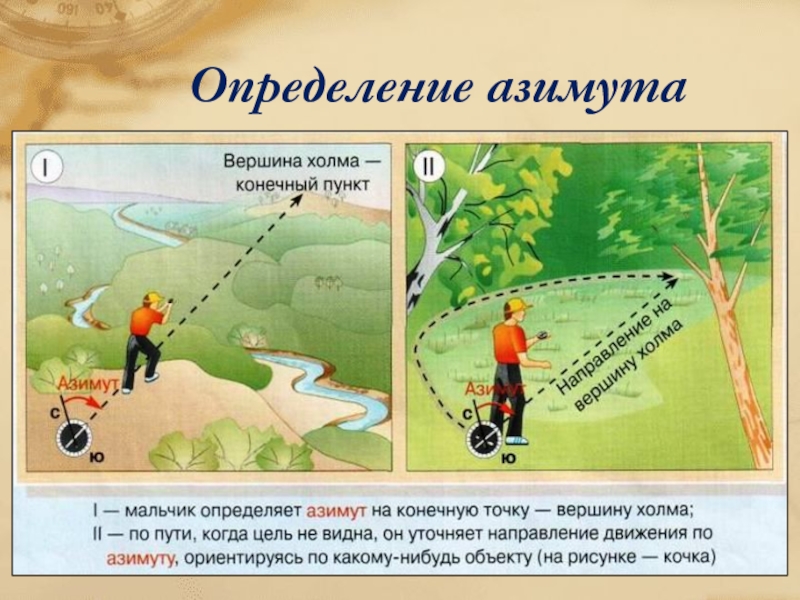 Ориентирование по местности презентация