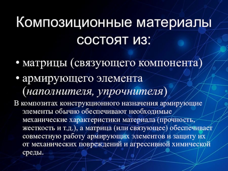 Новые композиционные материалы презентация