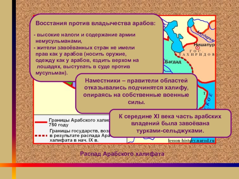 Арабский халифат история 6. Распад арабского халифата. Причины распада арабского халифата. Возникновение и распад арабского халифата. Причины распада арабской империи.