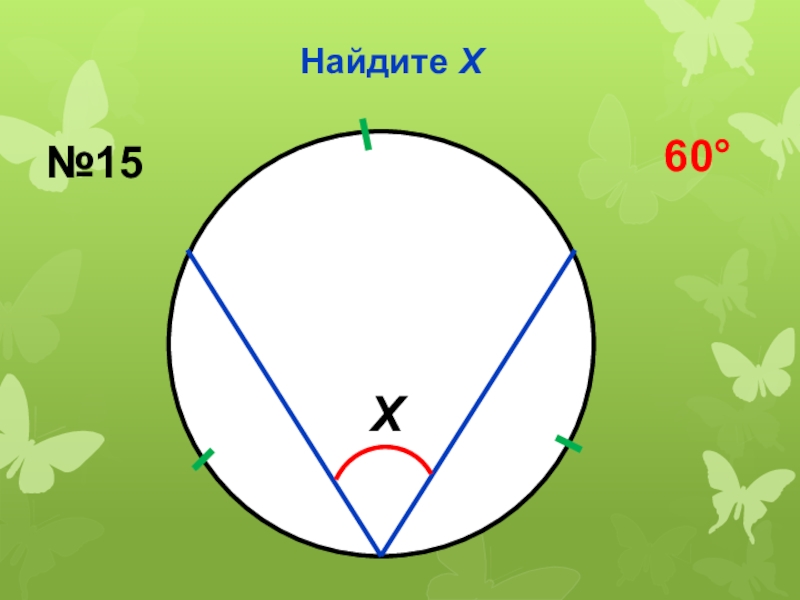 Вписанные и центральные углы и их свойства презентация